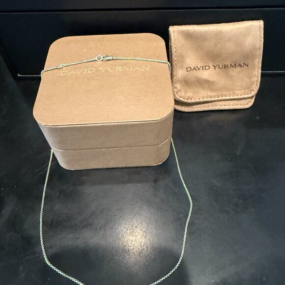 DAVID YURMAN CHAIN 16”-18" in sterling silver, 1.25mm (with extras) - Picture 6 of 14
